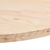 vidaXL Table Top 110x55x2.5 cm Solid Wood Pine Oval