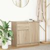 vidaXL Sideboard with Drawer Sonoma Oak 71x35x65 cm Engineered Wood