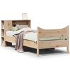 vidaXL Bed Frame without Mattress 75x190 cm Small Single Solid Wood Pine