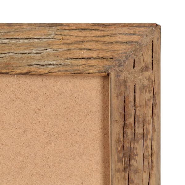 vidaXL Photo Frames 2 pcs 50x60 cm Solid Reclaimed Wood and Glass
