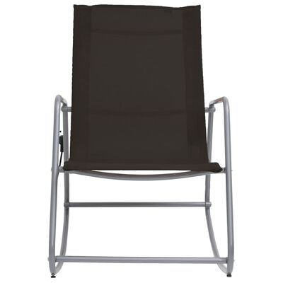 vidaXL Garden Swing Chair Black 95x54x85 cm Textilene