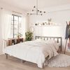 vidaXL Bed Frame without Mattress Grey Solid Wood 140x200 cm