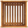 vidaXL Garden Planter with Liner 50x50x50 cm Solid Wood Acacia