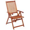vidaXL Folding Garden Chairs 6 pcs Solid Acacia Wood