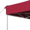 vidaXL Professional Folding Party Tent Aluminium 4.5x3 m Wine Red