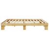vidaXL Bed Frame without Mattress 200x200 cm Solid Wood Oak