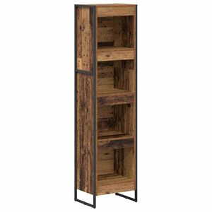 vidaXL Book Cabinet 40 x 30 x 155 cm Engineered Wood Old Wood