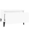 vidaXL Side Tables 2 pcs High Gloss White 50x46x35 cm Engineered Wood