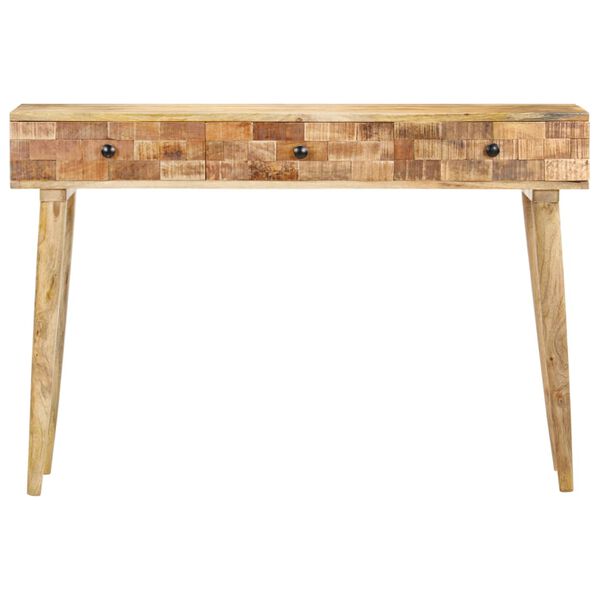 vidaXL Console Table 115x35x76 cm Solid Mango Wood