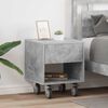 vidaXL Bedside Table 2 pcs Concrete Grey 40.5 x 40 x 48 cm