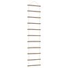 vidaXL Wall Decoration Ladder-Shaped 50x200 cm Natural Branch