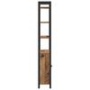 vidaXL Book Cabinet Old Wood 60 x 24 x 161 cm Engineered Wood