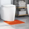 vidaXL Anti-slip Bath Mat with Toilet Cut Orange 50 x 50 cm PP