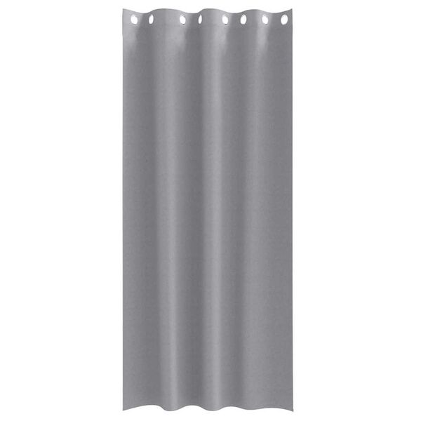 vidaXL Blackout Curtains with Rings 2 pcs Light Grey 260 x 140 cm