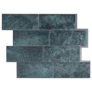 vidaXL Decorative Stickers 10 pcs Blue Green 29 x 21 cm