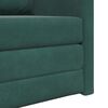 vidaXL Sofa Bed Dark Green 74 x 77 x 81 cm Velvet