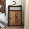 vidaXL Bedside Cabinet Old wood Engineered Wood