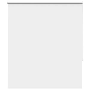 vidaXL Roller Blind Blackout White 130x130 cm Fabric Width 126.6 cm Polyester