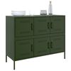 vidaXL Sideboard Olive Green 100.5x39x79 cm Steel