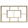 vidaXL Wall Shelf Sonoma Oak 85x16x52.5 cm Engineered Wood
