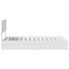 vidaXL Storage Bed with Headboard White 90 x 200 cm Engineered Wood