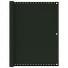 vidaXL Balcony Screen Dark Green 120x500 cm HDPE