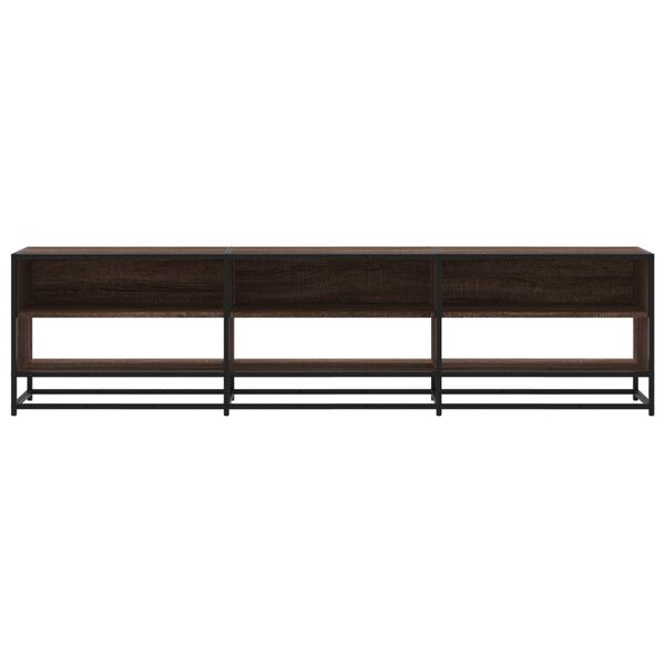 vidaXL TV Cabinet Brown Oak 180x40x46 cm Engineered Wood