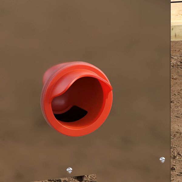 vidaXL Chicken Feeder 2 pcs Silver 40.5 x 25 x 38 cm Galvanised Steel