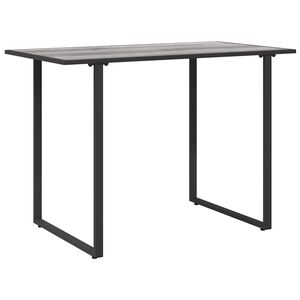 vidaXL Garden Table Grey 100 x 55 x 70 cm Wood