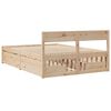 vidaXL Bed Frame without Mattress 120x190 cm Small Double Solid Wood Pine