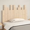 vidaXL Wall Headboard 108x3x80 cm Solid Wood Pine