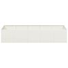 vidaXL Planter White 200x80x40 cm Steel