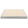 vidaXL Floor Bed Frame Grey Sonoma 86.5 x 190 cm Engineered Wood