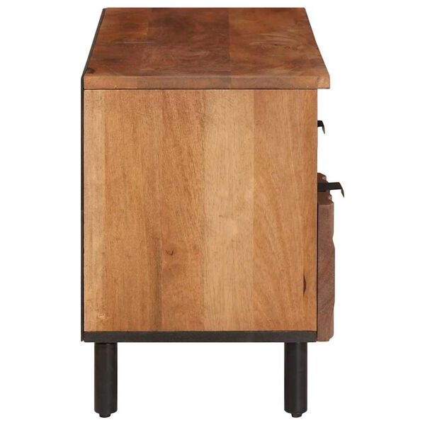 vidaXL TV Cabinet with Drawer Acacia Brown Finish 100 x 33 x 46 cm