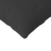 vidaXL Sofa Pillows 2 pcs Black 120 x 40 cm Fabric