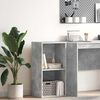 vidaXL Bookcase Concrete Grey 40x30x76,5 cm Engineered Wood
