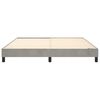 vidaXL Box Spring Bed Frame Light Grey Super King Velvet (UK/IE/FI/NO only)