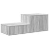 vidaXL Storage Cabinet 2 pcs Grey Sonoma 127 x 41 x 40 cm