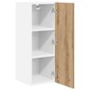 vidaXL Hanging Cabinet 2 pcs Artisan Oak and White 30 x 31 x 80 cm