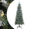 vidaXL Artificial Christmas Tree with 300 LEDs with Stand Green 210 cm