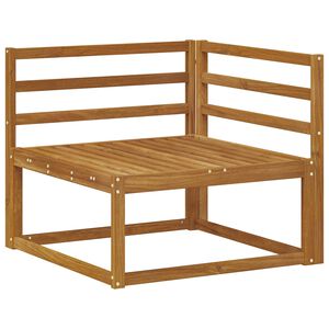 vidaXL Outdoor Corner Sofa Natural 83 x 83 x 73 cm