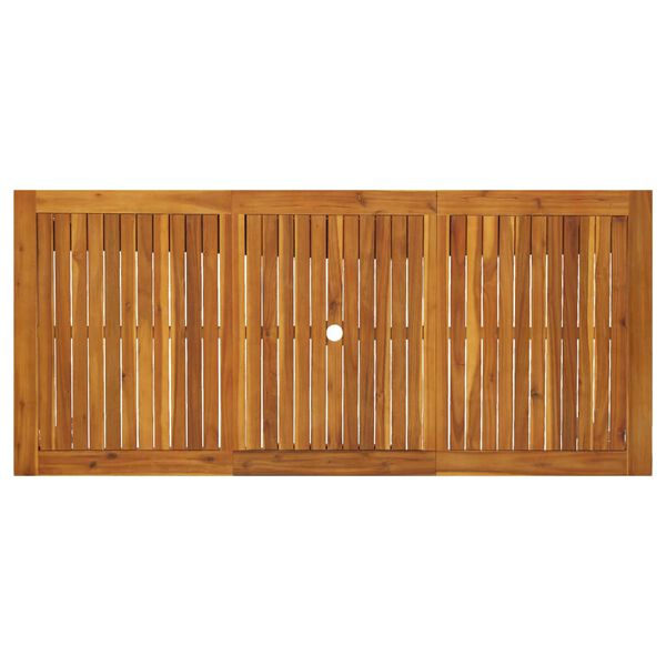 vidaXL Garden Table 200x90x74 cm Solid Acacia Wood