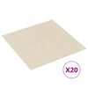 vidaXL Self-adhesive Flooring Planks 20 pcs PVC 1.86 m&sup2; Beige