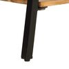 vidaXL Console Table 110x30x75 cm Solid Wood Mango