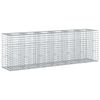 vidaXL Gabion Raised Bed 2 pcs 250 x 50 x 80 cm Galvanised Steel