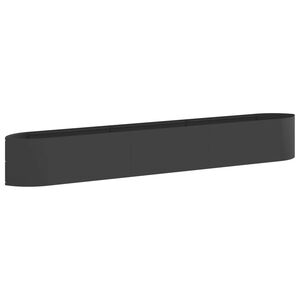 vidaXL Raised Garden Bed Black 300 x 40x 40 cm Steel