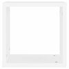 vidaXL Wall Cube Shelves 2 pcs White 30x15x30 cm