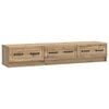 vidaXL TV Cabinet 147 x 34.5 x 27 cm Artisan Oak Engineered Wood