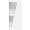 vidaXL Side Shelf White 33 x 32 x 70.5 cm Engineered Wood