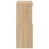 vidaXL Sideboard with LED Lights Sonoma Oak 60.5x37x100 cm